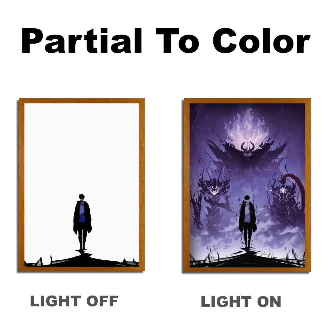 Custom LED Light Painting | Anime & Art Gifts Photo Frames Wall Art