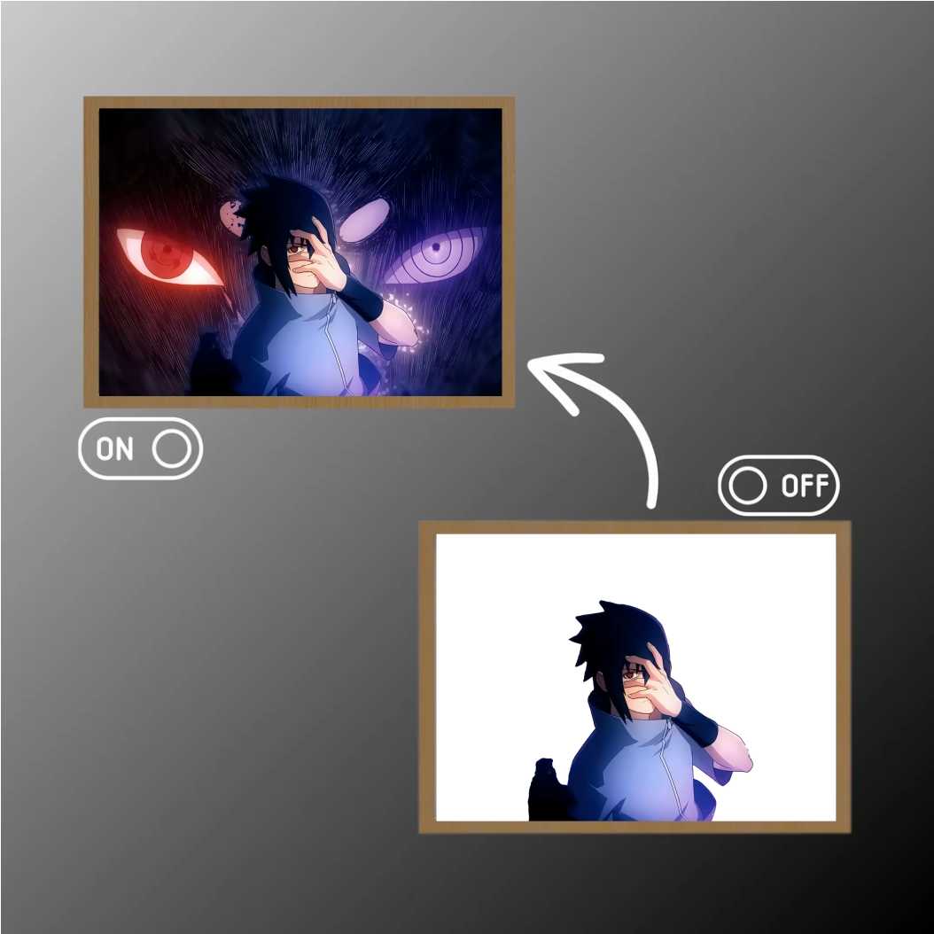 Naruto/Uchiha Sasuke Light Painting