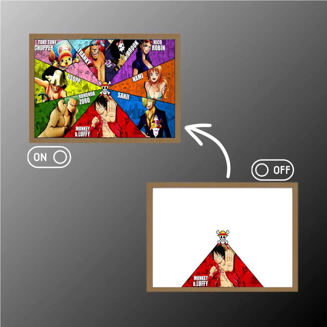 One Piece LUFFY'S CREW Light Painting
