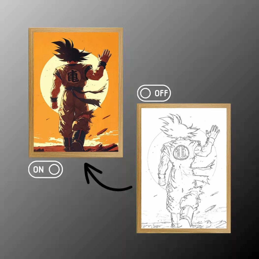 GOKU Goodbye Light Painting