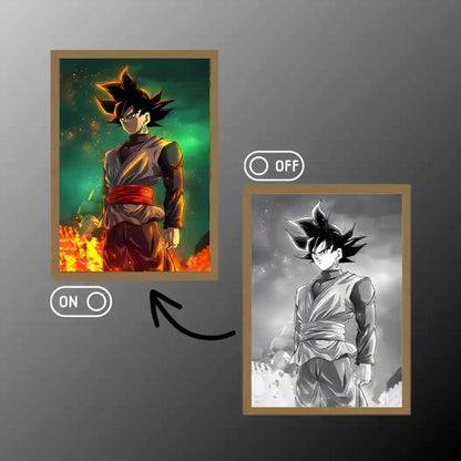 Dragon Ball Goku Solo Light Painting One