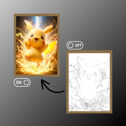 Pokémon Pikachu Solo Light Painting
