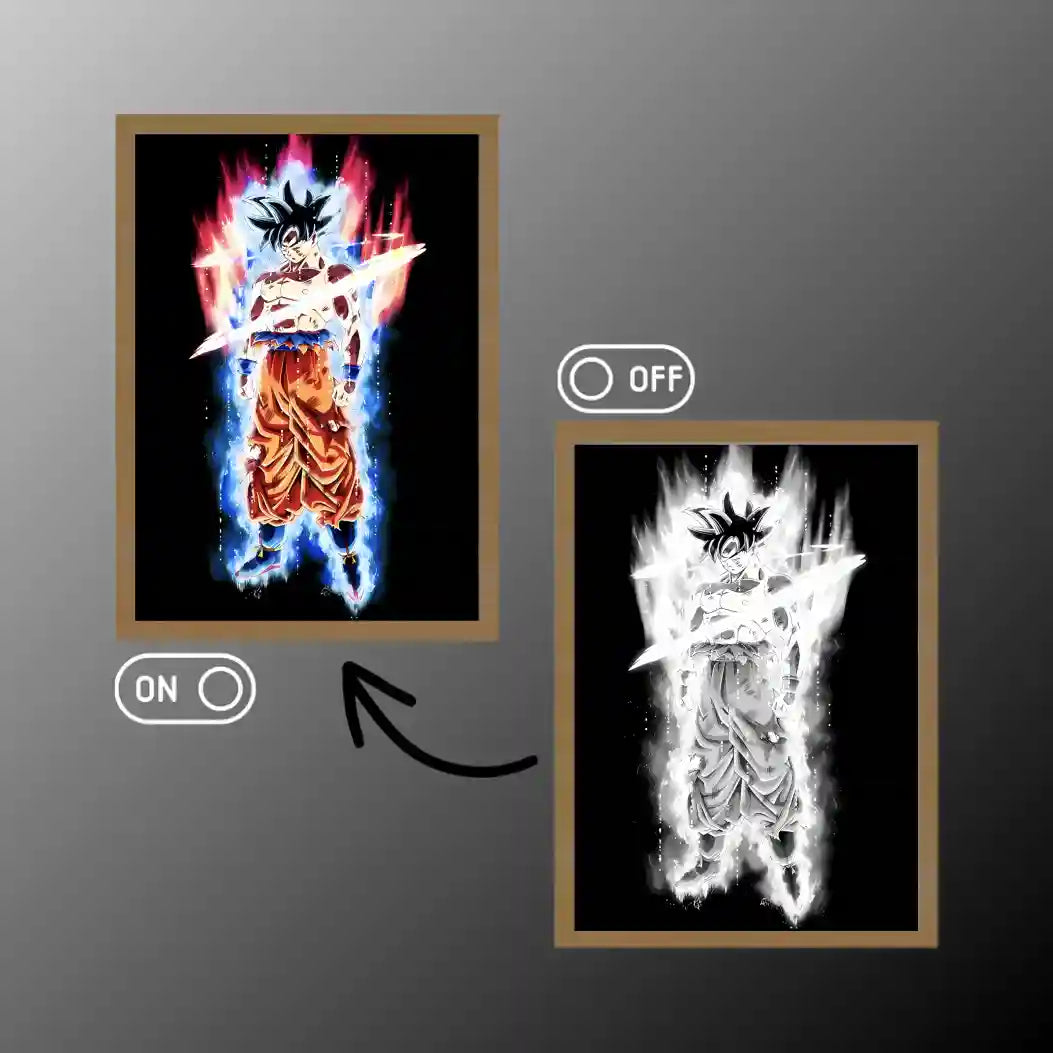Dragon Ball Goku Solo Light Painting 4