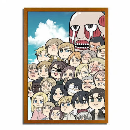 Attack on Titan A01 Light Painting