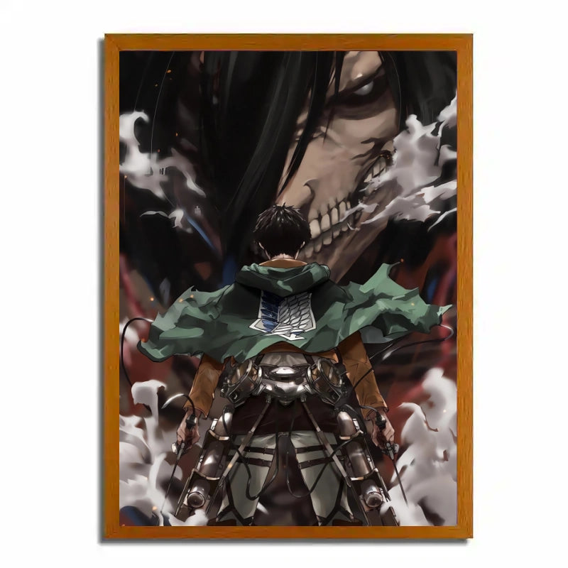 Attack on TitanEren Yeager Titan Transformation Light Painting