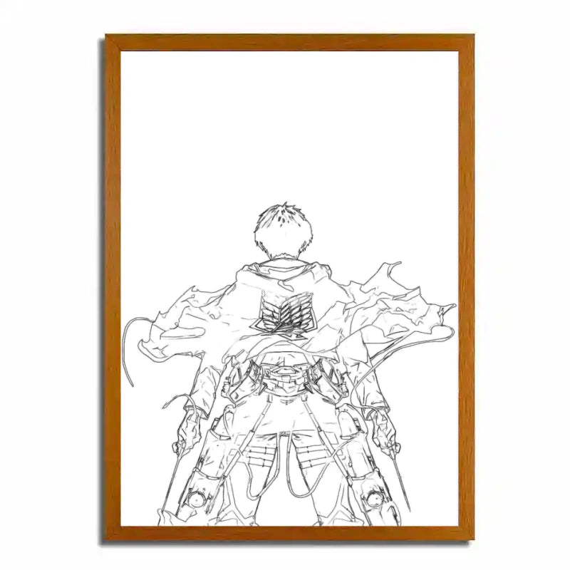 Attack on TitanEren Yeager Titan Transformation Light Painting