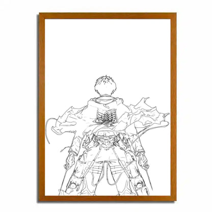 Attack on TitanEren Yeager Titan Transformation Light Painting