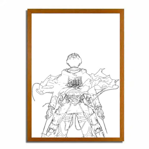 Attack on TitanEren Yeager Titan Transformation Light Painting