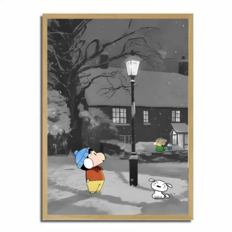 Crayon Shin-chan Light Painting