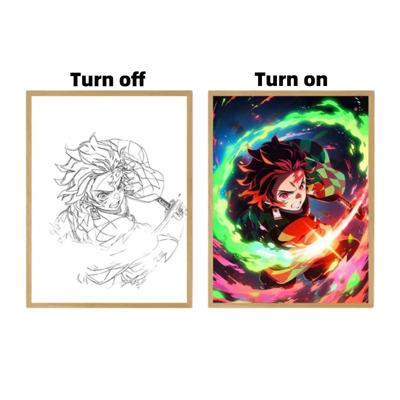 Demon Slayer Tanjiro Light Painting