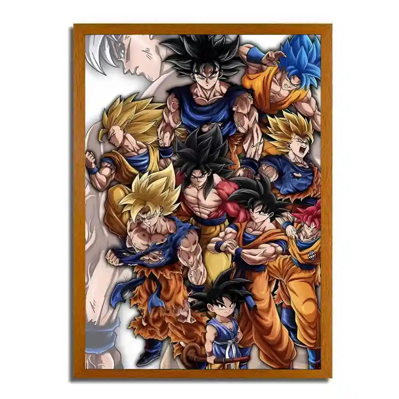 Dragon Ball Goku Led Light Painting