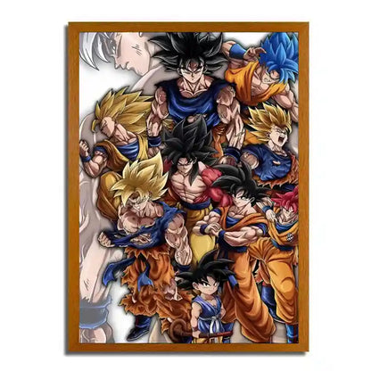 Dragon Ball Goku Led Light Painting
