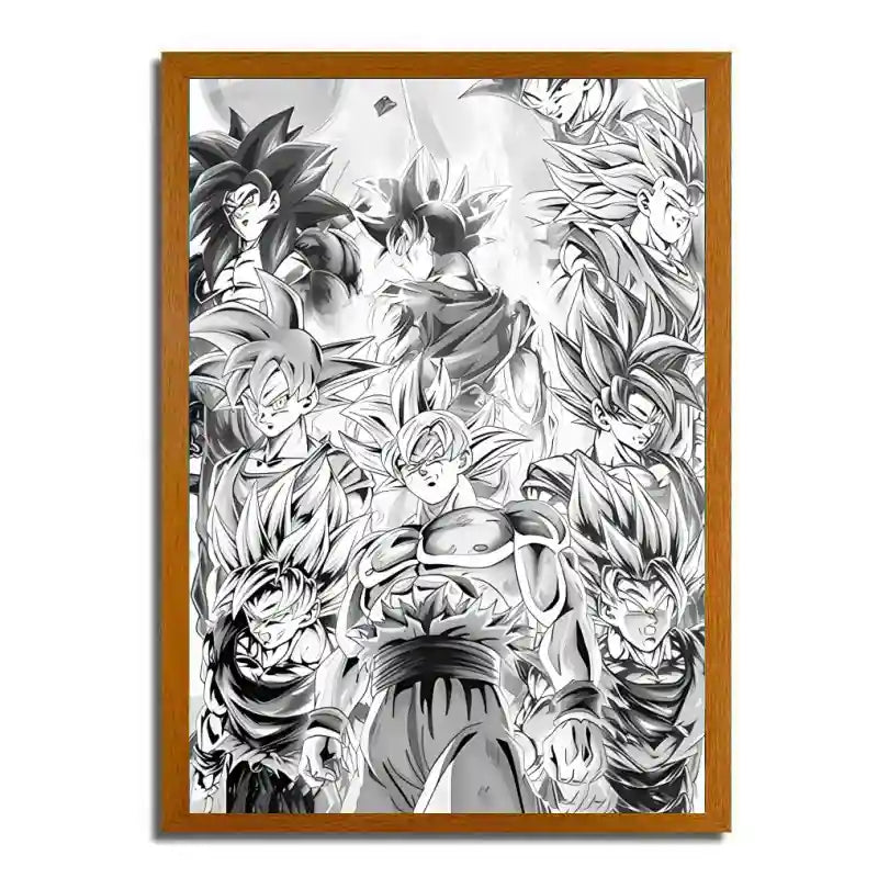 Dragon Ball Goku Light Painting