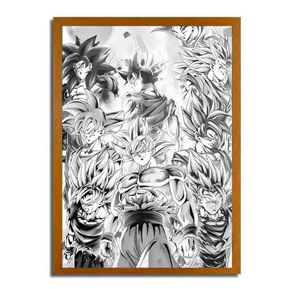 Dragon Ball Goku Light Painting