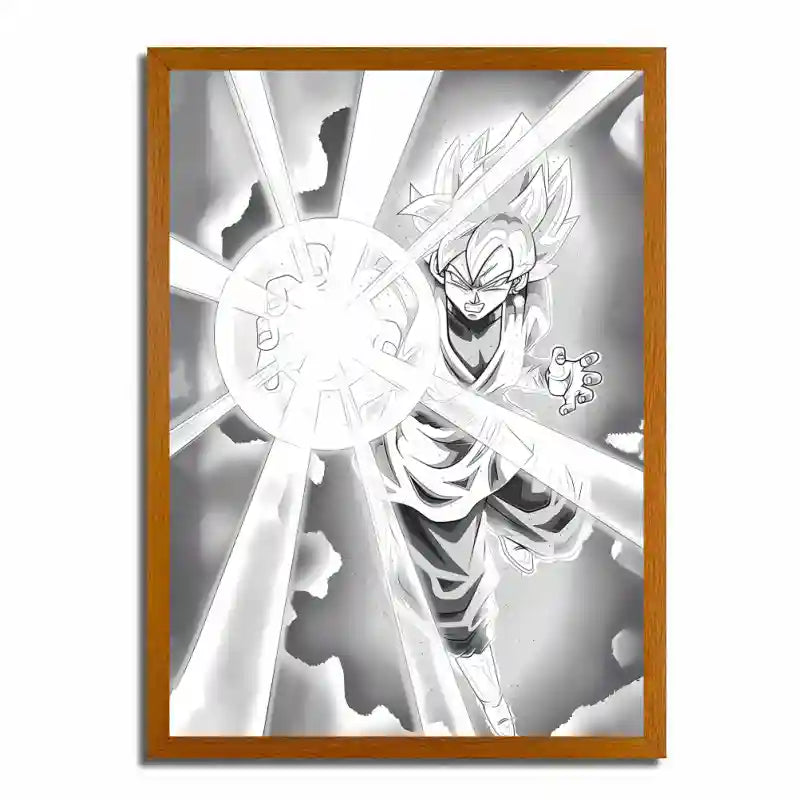 Dragon Ball Goku Solo Light Painting 3