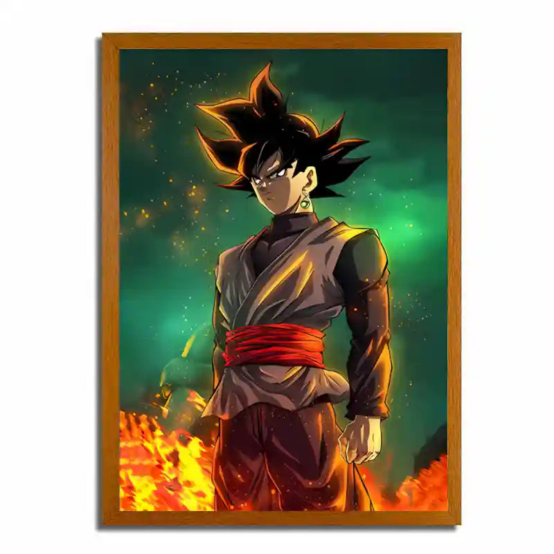 Dragon Ball Goku Solo Light Painting One