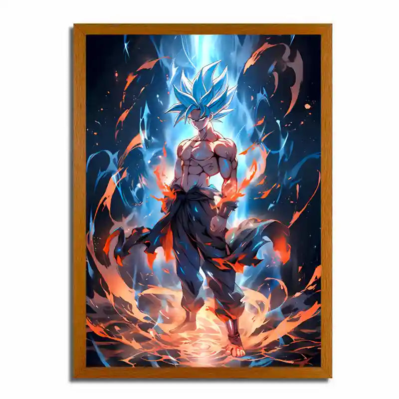 Dragon Ball Goku Solo Light Painting Two