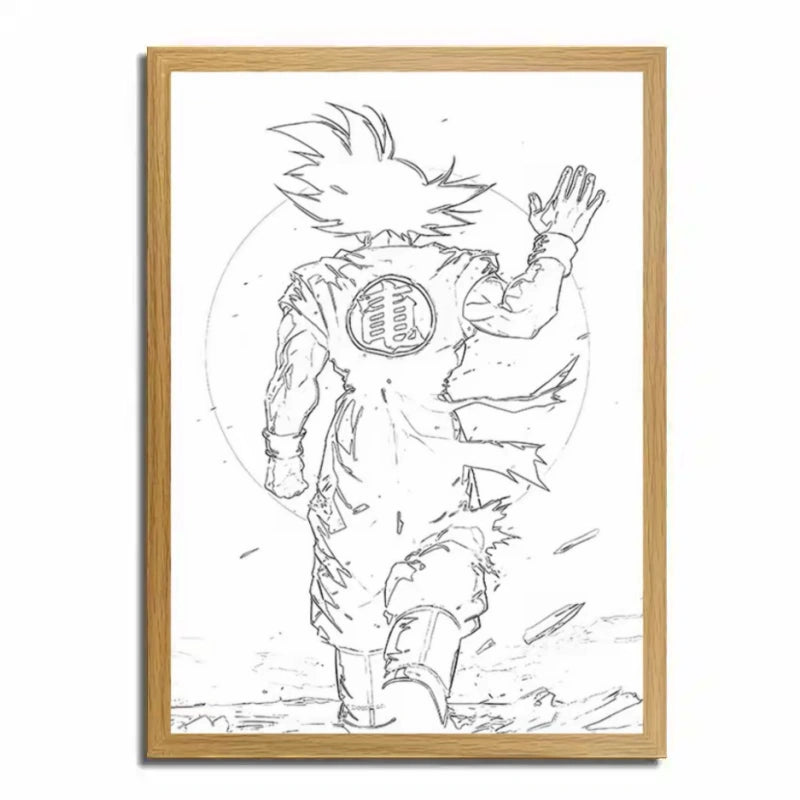 GOKU Goodbye Light Painting