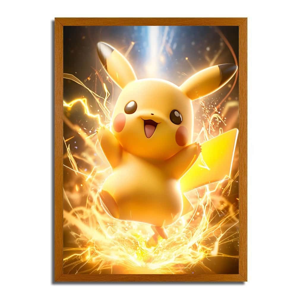 Pokémon Pikachu Solo Light Painting