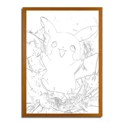Pokémon Pikachu Solo Light Painting