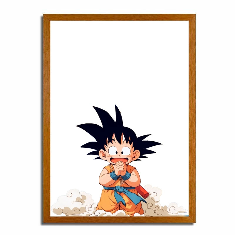 Dragon Ball Young Goku Light Painting