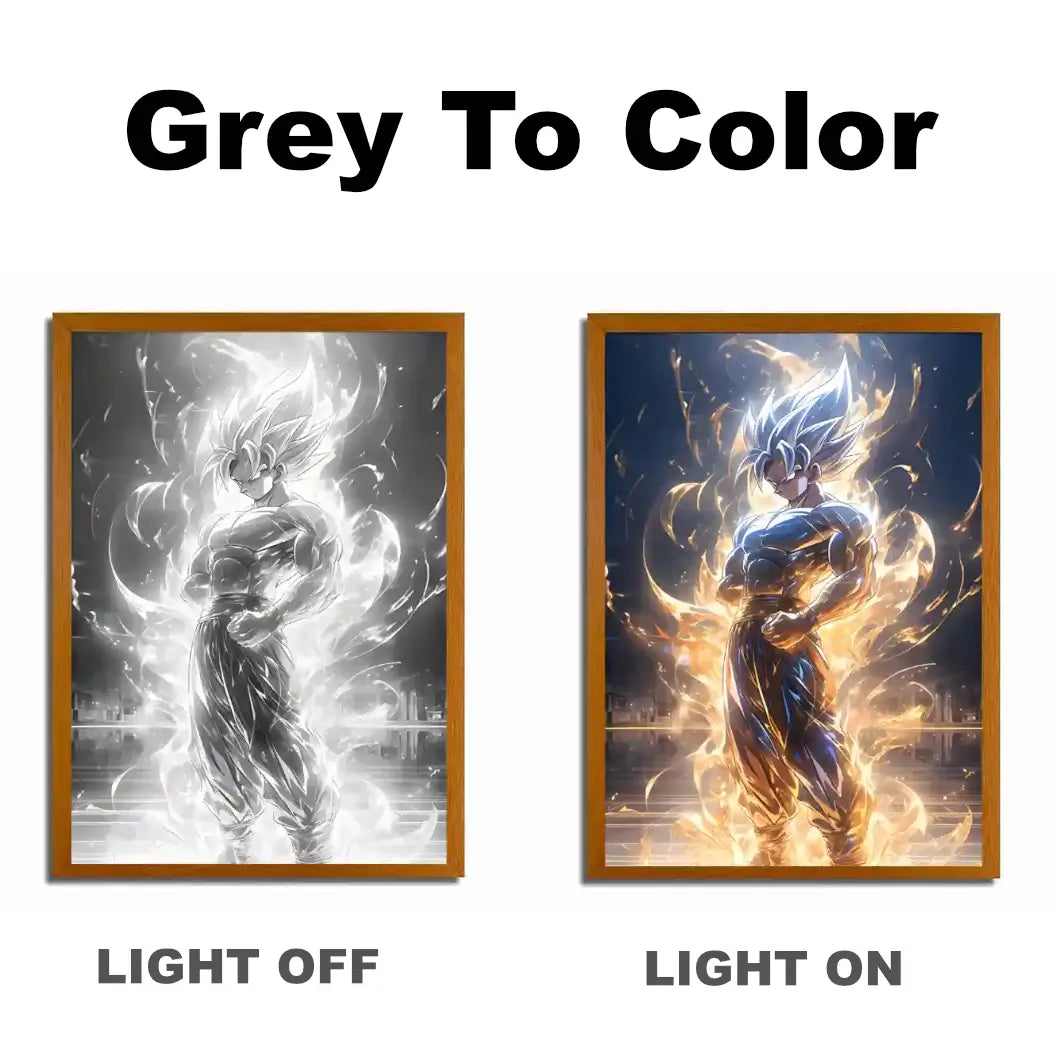Custom LED Light Painting | Anime & Art Gifts Photo Frames Wall Art