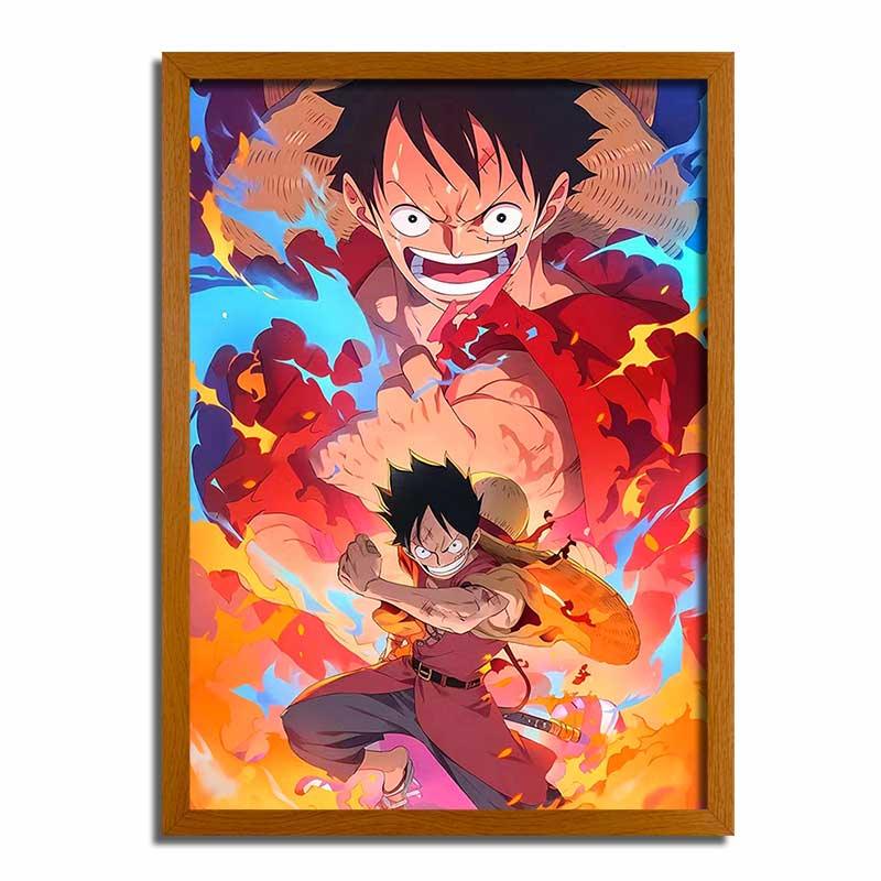One Piece Luffy LED Light Painting