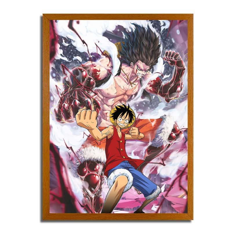 One Piece Luffy Light Painting