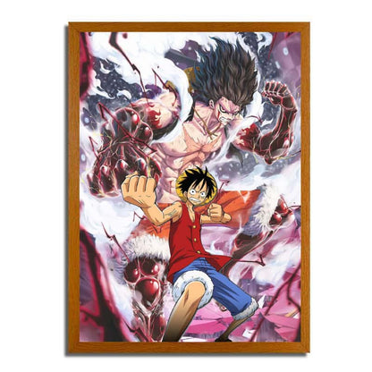 One Piece Luffy Light Painting