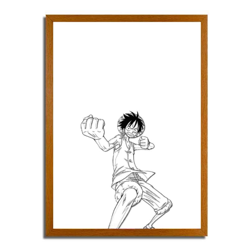 One Piece Luffy Light Painting