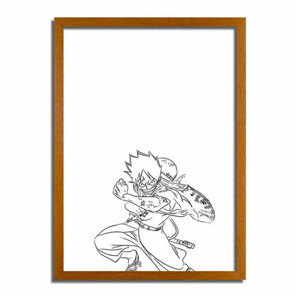 One Piece Luffy LED Light Painting