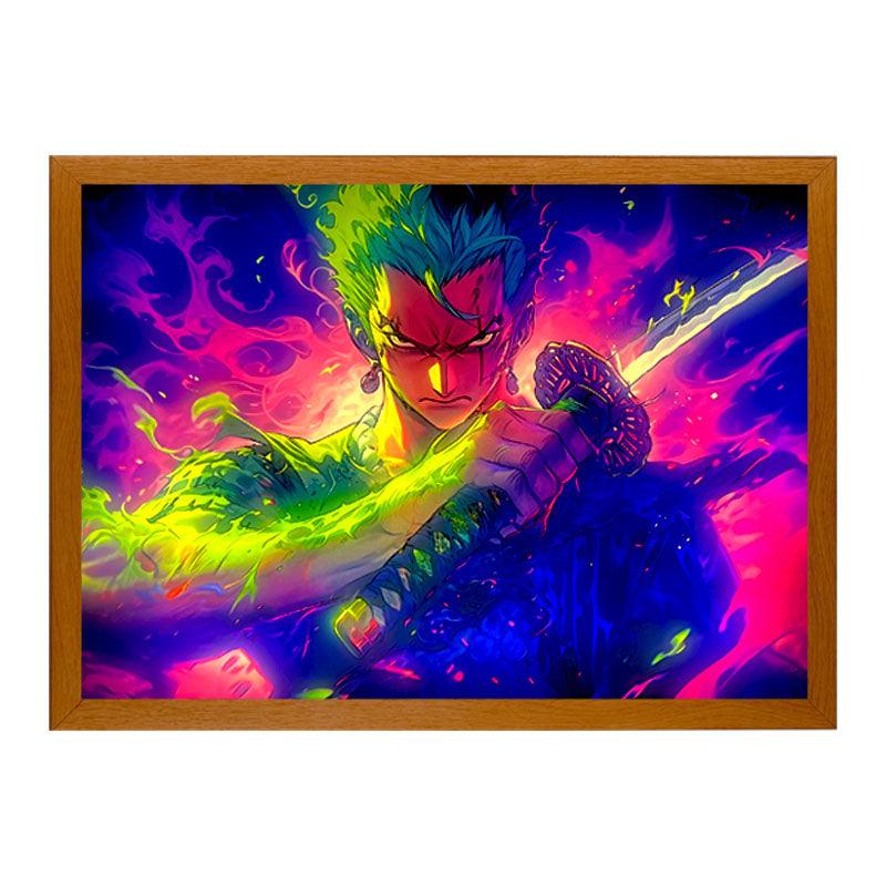 One Piece Roronoa Zoro Light Painting