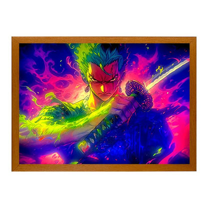 One Piece Roronoa Zoro Light Painting