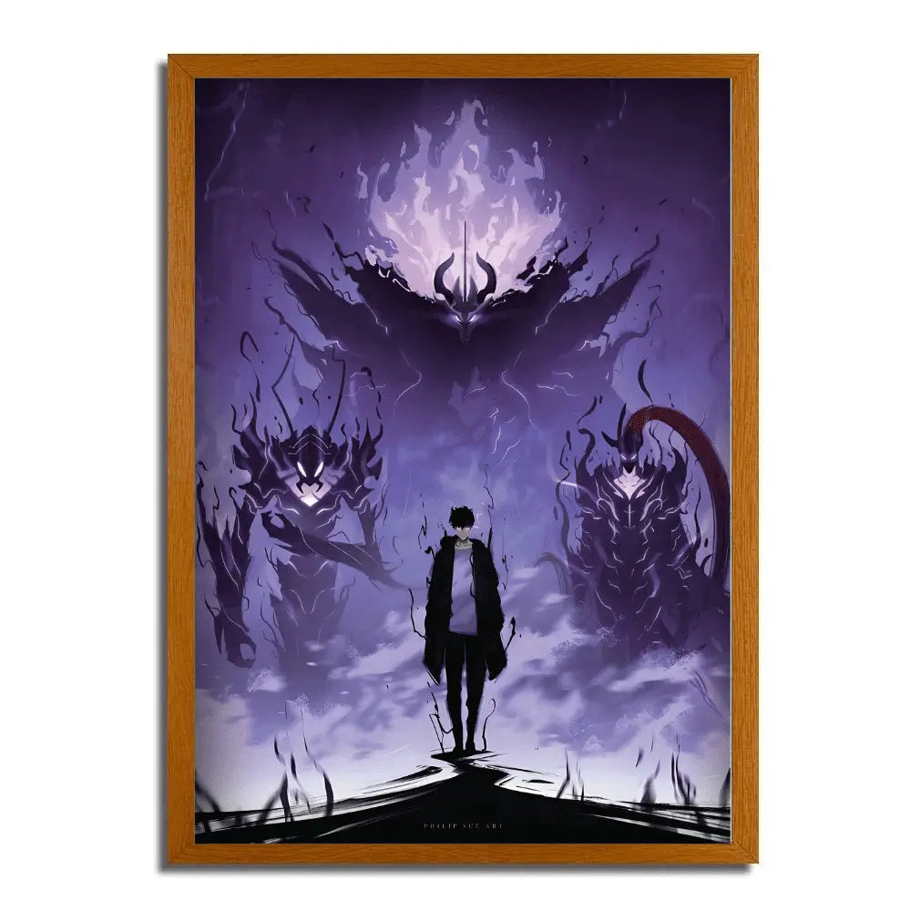 Solo Leveling Light Painting