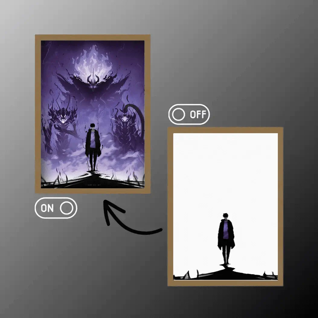 Solo Leveling Light Painting